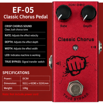 Kera Audio EF-05 - Efekt do gitary Chorus