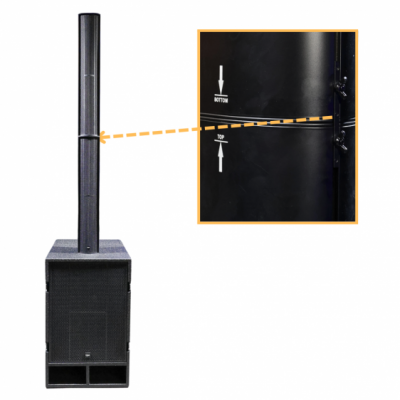 V-TONE BOOSTER 18 - System aktywny słupkowy 1400W