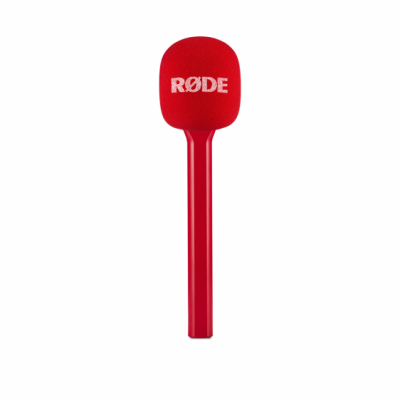 RODE Interview GO - Uchwyt z pop filtrem czerwony