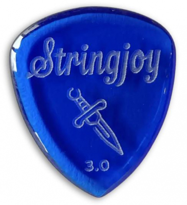 Stringjoy kostka 3.0mm Dagger Acrylic Picks - Kostka do gitary
