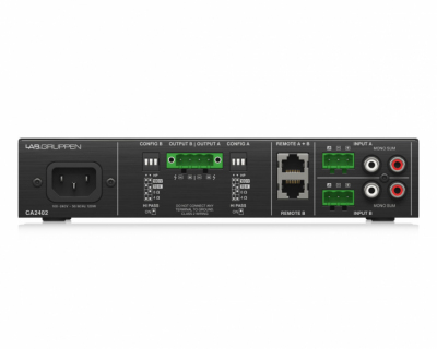Lab Gruppen CA2402 - Wzmacniacz 2 x 240W 8Ohm / 100V