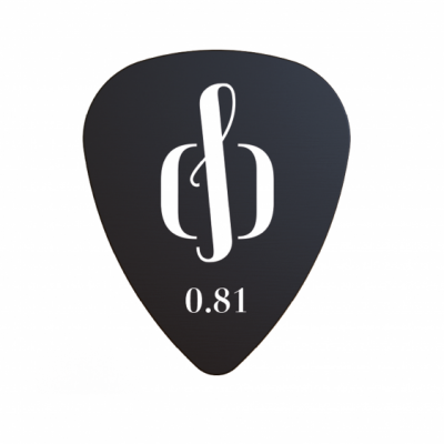 Openhagen StayWithMe Black 0.81mm - 4 kostki gitarowe