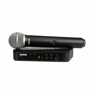 Shure BLX24E/PG58-H8E - System bezprzewodowy z mikrofonem PGA58 (518-542 MHz)