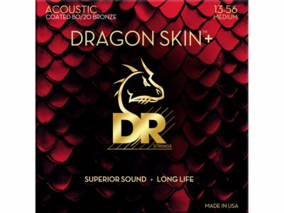 DR DA8 13-56 DRAGON SKIN+ 80/20 BRONZE - STRUNY DO GITARY AKUSTYCZNEJ