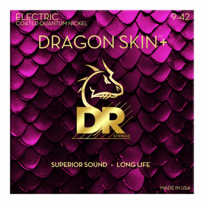 DR DEQ 9-42 DRAGON SKIN+ - STRUNY DO GITARY ELEKTRYCZNEJ