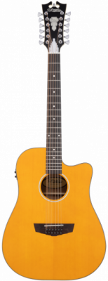 D'angelico Premier Bowery 12 LS Vintage Natural - gitara elektroakustyczna 12-strunowa