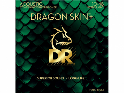 DR DAP 10-48 DRAGON SKIN+ - STRUNY DO GITARY AKUSTYCZNEJ