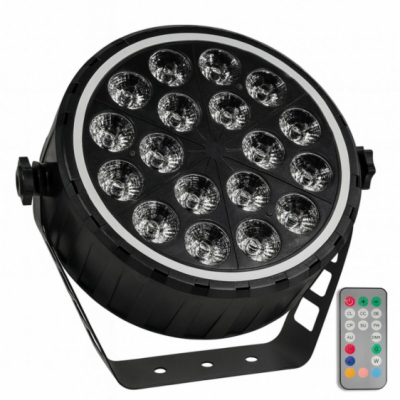 LIGHT4ME RING PAR 18 RGBW - Reflektor sceniczny PAR