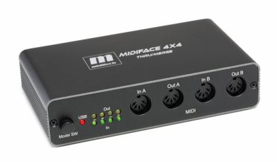 MIDITECH MIDIFACE 4x4 Thru/ Merge - Interfejs MIDI/USB