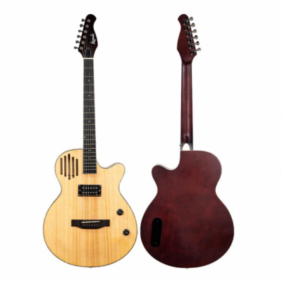 Kazuki AKZ-SA-40-NA - Gitara elektryczna hybrydowa 2 w 1