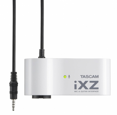 Tascam IXZ - TASCAM - Mic/Guitar inferface do iPad/iPhone/iPod