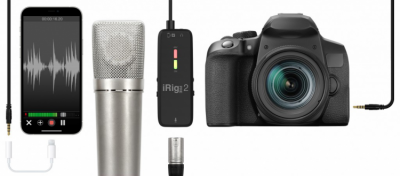 iK Multimedia iRig PRE 2 - Interfejs audio iOS/ Android/ DSLR