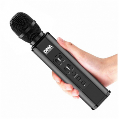 DNA KM6 BLACK - mikrofon karaoke Bluetooth