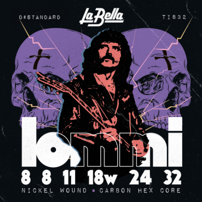 La Bella Tony Iommi Signature Set 8-32 D# Tuning TI832 - Struny do gitary elektrycznej