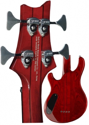 PRS SE Kingfisher Scartlet Red - gitara basowa-3943