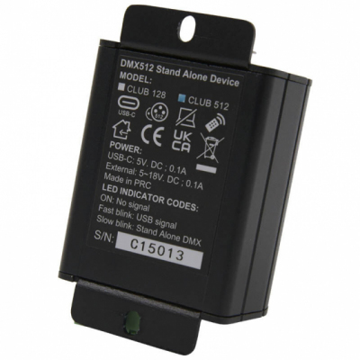 CHROMATEQ CLUB 512 - Sterownik DMX interfejs + pilot