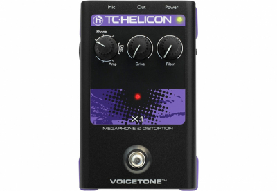 TC Helicon VoiceTone X1 - Efekt Megafon/Distortion procesor wokalowy
