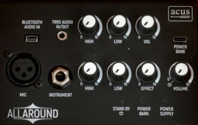 ACUS ALLAROUND 4 BLACK - Wzmacniacz do instrumentów akustycznych