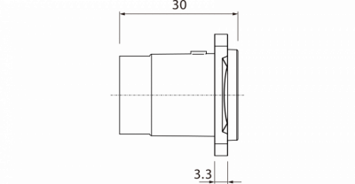 Roxtone RAE8FD-C6-B - Gniazdo typu RJ45 CAT6