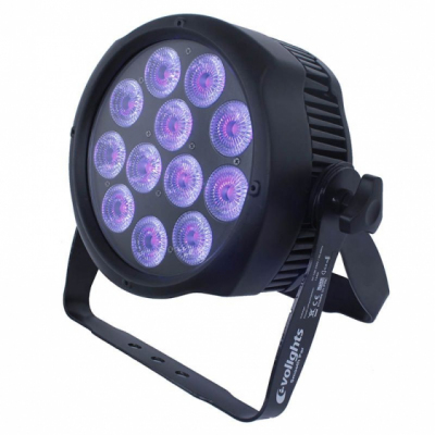 EVOLIGHTS SMOOTH PAR 12x10W RGBWA-UV LED IP65 - naświetlacz zewnętrzny