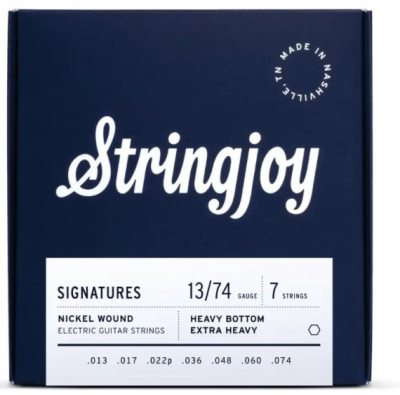 Stringjoy HVY137 SIGNATURES 13-74 7-str - Struny do gitary elektrycznej