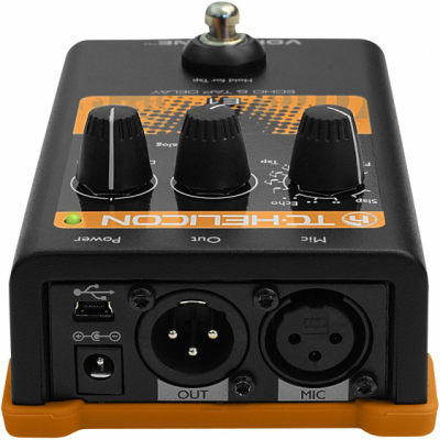 TC Helicon VoiceTone E1 - Echo/Delay procesor wokalowy