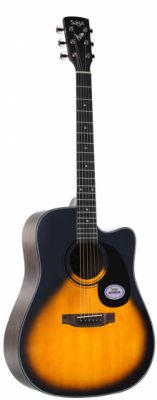 SAGA SF600C SB - Gitara akustyczna