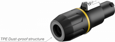 Roxtone RS4FP-HD-YL - Wtyk głośnikowy 4-pin wersja heavy duty