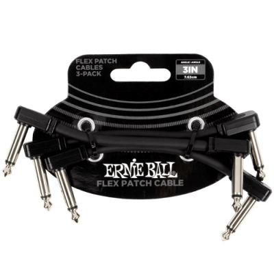 ERNIE BALL EB 6443 - Zestaw trzech kabli 7,62cm