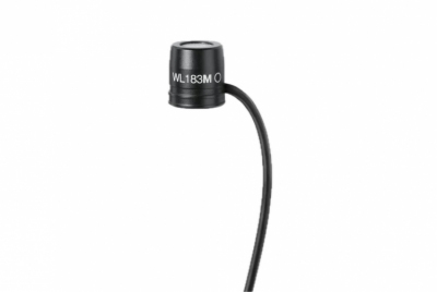 Shure WL183MB/O-TQG - Miniaturowy mikrofon przypinany, dookólny, złącze TQG czarny