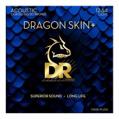 DR DA8 12-54 DRAGON SKIN+ 80/20 BRONZE - STRUNY DO GITARY AKUSYUCZNEJ