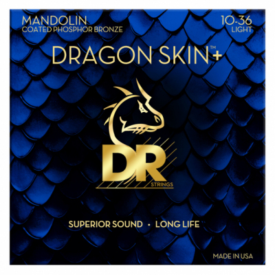 DR DMP 10-36 DRAGON SKIN+ MANDOLIN - STRUNY DO MANDOLINY