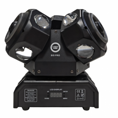 LIGHT4ME SID PRO - Ruchomy multiefekt świetlny LED
