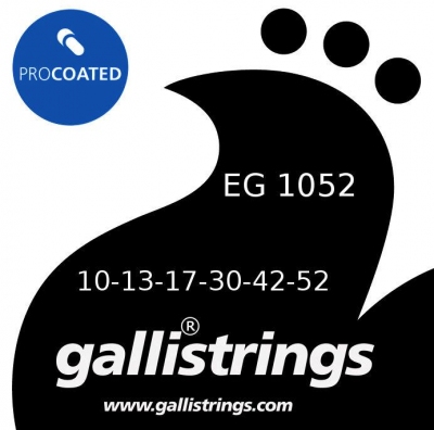 Galli EG1052 Custom Nickel Coated - struny powlekane do gitary elektrycznej-6418