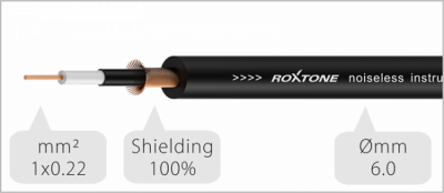 Roxtone SGJJ110L1 - Kabel instrumentalny 1m