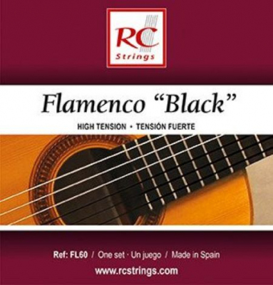 RC Strings FL60 Flamenco Black - Struny do gitary klasycznej
