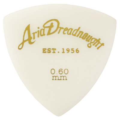 ARIA PAD-01/060 (WH) - piórko do gitary 0.60 mm biały