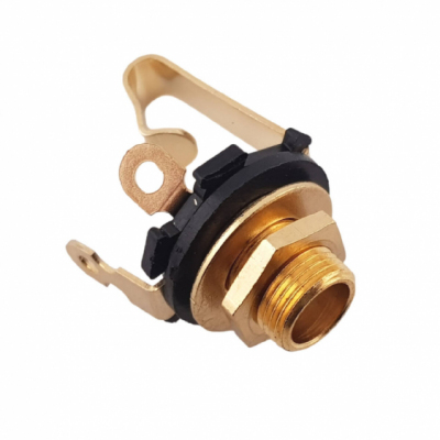 ST Professional ST-P 1JP-009O - Gniazdo panelowe Jack 6,35 mm Mono TS do gitary