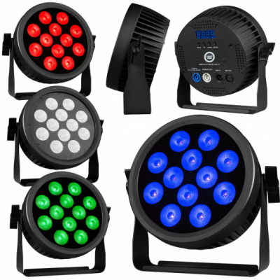 LIGHT4ME CREE ALU QUAD PAR 12 - Reflektor PAR