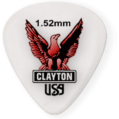 STEVE CLAYTON S 152 / 12 - zestaw 12 piórek do gitary