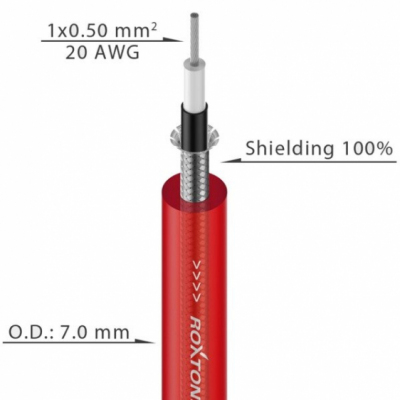 ROXTONE TGJJ100L3 TBU Kabel instrumentalny 3m