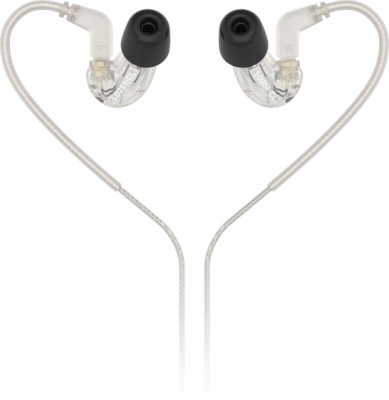 Behringer SD251-CL - Słuchawki dokanałowe ze złączem MMCX - przezroczyste