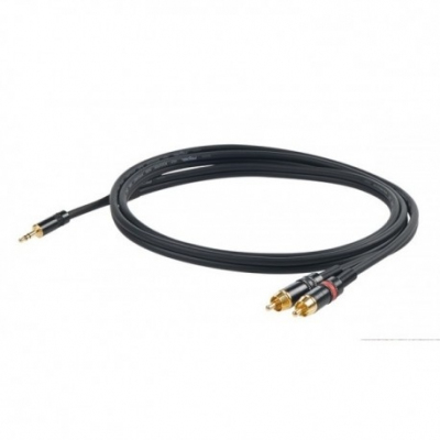 Proel CHLP215LU3 Kabel mini jack stereo/2x RCA M 3m