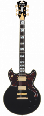 D’Angelico Deluxe Brighton Solid Black - gitara elektryczna