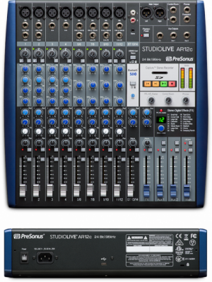 PreSonus StudioLive Mixer AR12c USB - mikser hybrydowy