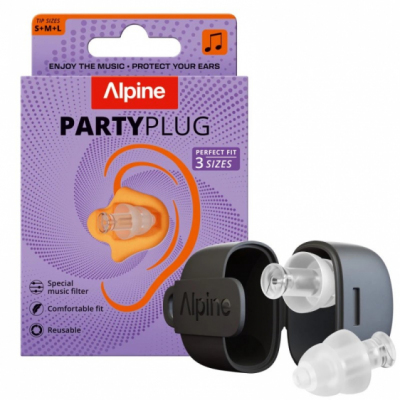 Alpine PartyPlug transparentne - Zatyczki do uszu