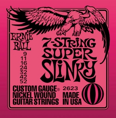Ernie Ball Slinky EB2623 9-52 - struny do gitary elektrycznej 7-str