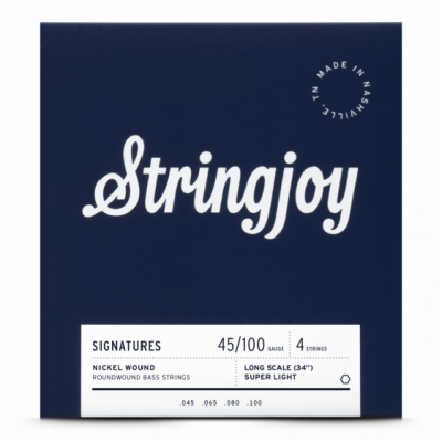 Stringjoy BA45100LS struny do gitary basowej niklowane 45-100 4-str