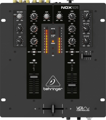 Behringer NOX101 - 2-kanałowy mikser DJ