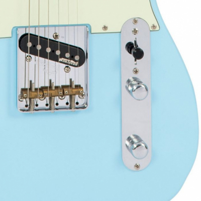 Vintage V75LB - Gitara Elektryczna Laguna Blue